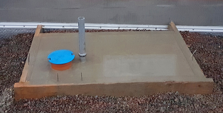 Romantisch schönes Foto mit roten Hausdächern